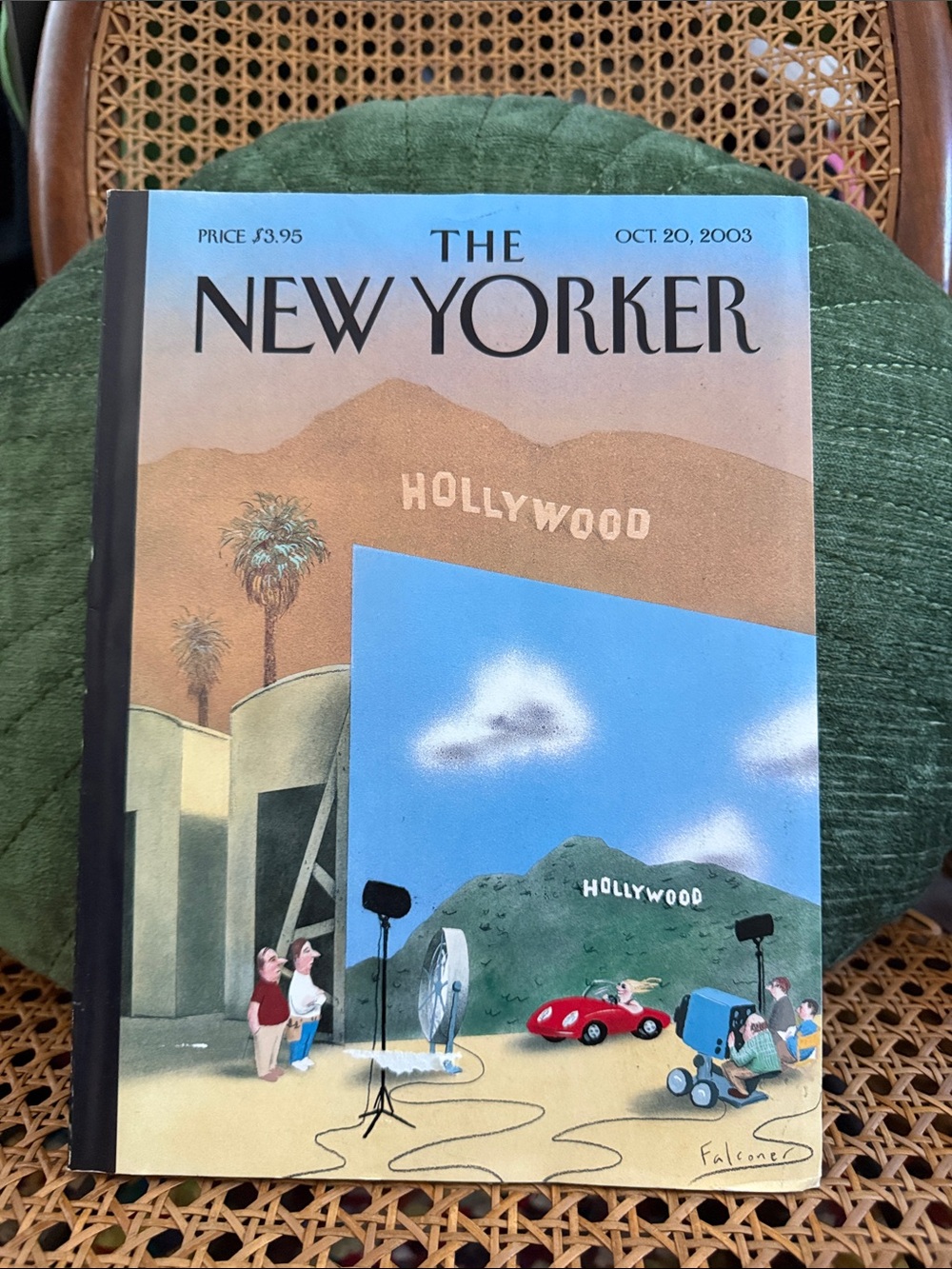 Vintage 2003 The New Yorker Hollywood Grand Illusion Ian Falconer Full Magazine